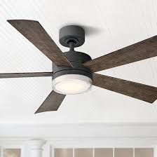52 Modern Forms Wynd Graphite Led Wet Ceiling Fan 58r75 Lamps Plus Ceiling Fan With Light Ceiling Fan Fan Light