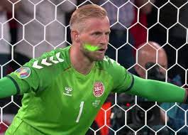Kasper schmeichel has laser pen shined in face during penalty calls for a lifetime ban from football have been aimed at a fan who shone a laser at denmark keeper kasper schmeichel. Ablmratmjvhcwm
