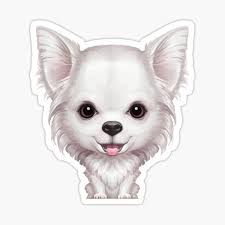 Long haired chihuahuas come in different shapes and sizes; Long Haired Chihuahua Stickers Redbubble