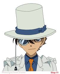 How to Draw Kaito Kuroba from Magic Kaito - MANGA-JAM.com