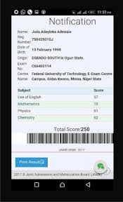 A total of 1,415,501 candidates registered for the exam and 1. Download 2021 Jamb Result Checker Free For Android 2021 Jamb Result Checker Apk Download Steprimo Com