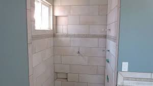 Shampoo Niche And Foot Niche For Shaving Shower Niche Shower Tile Installation