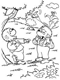 The spruce / wenjia tang take a break and have some fun with this collection of free, printable co. Brother And Sister Berenstain Bear In The Wood Coloring Pages Coloring Home