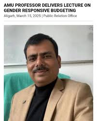 Prof. Mohd Azam Khan, Department of Economics, Aligarh Muslim University  (AMU), recently delivered an online lecture as the Chief Speaker in the  Guru Diwas Vyakhyaan Mala organized by Government PG College, Nainital,