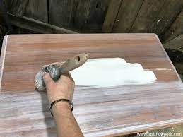 How To Whitewash Wood Furniture For
