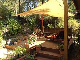 A wide variety of garden shade cloth options are available to you, such as sail material, type, and sail finishing. Shade Cloth Sail Up Over The Deck Backyard Shade Patio Shade Garden Shade Sail