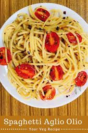 Spaghetti Aglio Olio Recipe Pasta Recipes Veg Recipes Vegetarian Italian