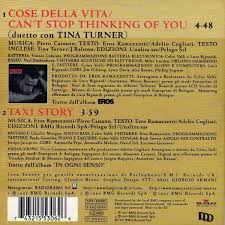 Questa versione in coppia con tina turner, e il video di conseguenza, sapranno avere ancora più successo rispetto all'originale del 1993. Tina Turner Online Cose Della Vita Cd Single