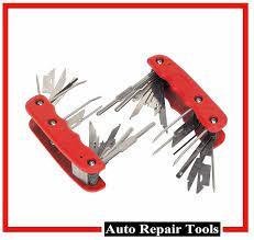 Free Shipping Folding Radio Removal Kit Tool Set Vw Audi Mercedes Repair Car Tools Specialty Tools Repair