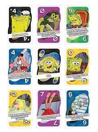 Spongebob Squarepants Meme Uno Card Game