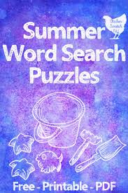 We're always working to come up with even more great stuff for you to download and color. Summer Word Searches