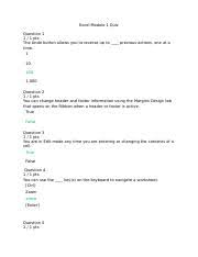 True False Question 9 1 1 Pts An Chart Compares Distinct