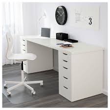 Linnmon Tischplatte Weiss 200x60 Cm Ikea Deutschland Schubladenelement Ikea Alex Schubladen Ikea Linnmon