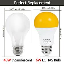 This video shows how to replace a light bulb in an outdoor lighting sconce fixture. Lohas Yellow Led Bug Light Bulb Amber Yellow Bug Outdoor Porch Lights A19 Dusk To Dawn