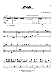 Dawn Sheet Music Piano Sheet Music Violin Sheet Music