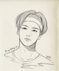 Hope you will like watching it. Twitter Kpop Drawings Bts Drawings Taehyung Fanart