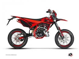 Beta Rr 50 Motard 50cc Firenze Graphic Kit Red Black Kutvek Kit Graphik