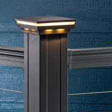 Ornamental Low Voltage Led Post Caps For Keylink By Lmt Mercer In 2021 Led Deck Lighting Deck Designs Backyard Deck Lighting