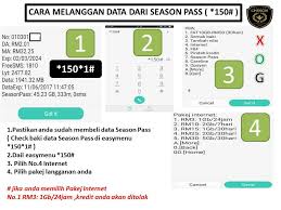 Data internet dari season pass belum aktif dan boleh digunakan. Onexoxå…¨æ–°æ‰‹æœºé¢„ä»˜è®¡åˆ' Season Pass