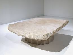 Poly & bark riley marble rectangle coffee table. Portland Limestone Table 2014 Table Basse En Pierre Tables A Manger Carrees Mobilier