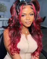 Amazon.com : TESLAL 260% Density 22 Inch P1B/99J Body Wave 13X4 Lace Front  Wigs Human Hair Black Mixed Burgundy Color Pre Plucked Glueless Human Hair  Wigs for Women : Beauty & Personal Care