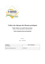 Calameo Cahier Des Charges Fruits Et Legumes Frais Non Transformes
