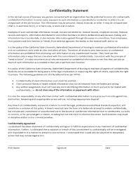 24 Simple Confidentiality Statement & Agreement Templates ᐅ