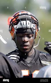 Cincinnati Bengals linebacker Abdul Hodge at their NFL football training  camp , Thursday, Aug. 6, 2009, in Georgetown, Ky. (AP Photo/Al Behrman  Stock Photo