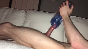 Using Fleshlight Like A Throat Till Loud Huge Fleshlight Creampie