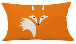Amazon Com Lyn Cotton Linen Square Throw Pillow Case Decorative Cushion Cover Pillowcase For Sofa Color Fox 18 X 18 Clothing With Images Throw Pillows