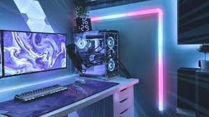Take note, this has a ps4 and some gunpla on top of the triple monitor setup. Gaming Setup Room Tour 2020 Ultimate Small Room Setup Youtube