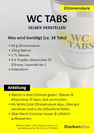 Wc Reiniger Tabs Einfach Selbst Gemacht Wc Tabs Wc Reiniger Putzmittel Selbstgemacht
