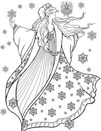 Cele mai frumoase planse de colorat pentru copii. Plansa De Colorat Cu Craiasa Zapezii Fairy Coloring Pages Fairy Coloring Coloring Pages Winter