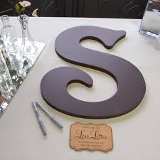 See more ideas about wedding guest book, wedding and writing help. Monogram Guest Book Letter Signed Initial Craftcuts Com
