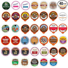 Crazy Cups Custom Variety Pack Flavored Coffee Single Serve Cups For Keurig Kcups Brewers 40 Count Premiu Coffee Varieties Coffee Flavor Flavored Coffee Pods
