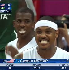 Carmelo Anthony has now completed the basketball video game cycle 🎮🏀