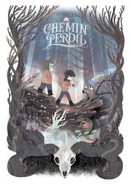 Chemin Perdu De Amelie Flechais Book Cover Art Illustration Art Book Art