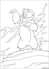 More than 600 free online coloring pages for kids: Coloring Page Brother Bear Yawn Coloring Me