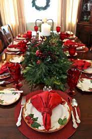 Gorgeous 40 Awesome Christmas Dinner Table Decorations Ideas Https Livingmarch Christmas Table Christmas Table Decorations Centerpiece Christmas Dinner Table