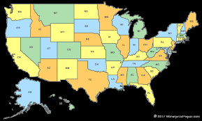 A blank map of the united states, with the 50 states numbered. Printable United States Maps Outline And Capitals