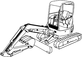 Add this page to your favorites. Nice Excavator Mini Excavator Hitachi Ex50u Coloring Page Lego Coloring Pages Truck Coloring Pages Coloring Pages