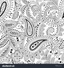 Floral design textile doodle decorative element backdrop swirl graphic ornate vintage tile india paisley shape east fabric ornamental wrapping decor art pattern adornment. Seamless Paisley Background Elegant Hand Drawn Royalty Free Stock Vector 445063966 Avopix Com