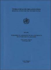 Environmental impact assessment (eia) refers to the evaluation of the environmental impacts likely to raise from any project significantly affecting environmental quality. Workshop On Assessment Of Health Impacts Of Environmental Hazards Kuala Lumpur Malaysia 25 28 August 2003 Report