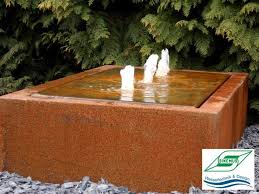 Gartenbrunnen edelstahl mit 12 jahren garantie. Exklusive Wasserbecken Sowie Wasserschalen Und Metallbrunnen