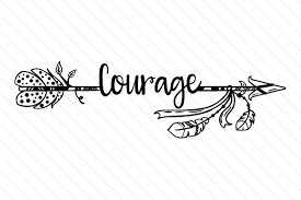 Download Courage Arrow Svg Cut File By Creative Fabrica Crafts Creative Fabrica Yellowimages Mockups