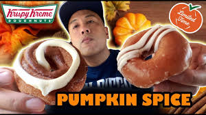 Krispy Kreme Pumpkin Spice Donut Collection Youtube