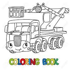 Pypus is now on the social networks, follow him and get latest free coloring pages and much more. Telescopic Boom Lift Car Or Truck Coloring Book Small Funny Royalty Free Cliparts Vectors And Stock Illustration Image 112377639
