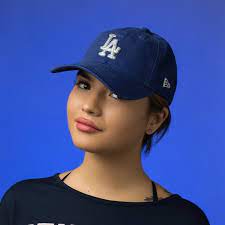 Blue Swarovski Embellished Sky Blue Cap Sky Blue Hat La Dodgers Baseball Cap Women Baseball Mom New Era Mlb Hat La Ball Cap Womens Baseball Cap La Dodgers Baseball Baseball Women