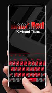 Jessie keyboard theme file name: Black Red Keyboard For Android Apk Download