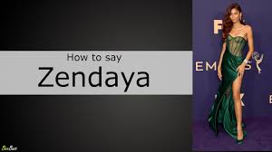 Zendaya saw off killing eve's jodie comer and sandra oh, ozark's laura linney, the crown's olivia colman and the morning show's jennifer aniston. How To Pronounce Zendaya Youtube